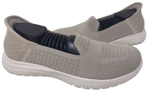Skechers Women's Slip-Ins On The Go Comfort Walking Shoes Taupe Size:7.5 202P