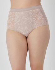 Bali Breathe Cotton Modal Lace High Rise Brief, 3-Pack Women's