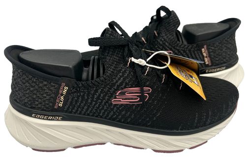 Skechers Women's Slip in Relaxed Fit Edgeride Impression Shoes Blk Size:6.5 162G