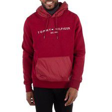 Tommy Hilfiger Logo Mix Media Hoodie