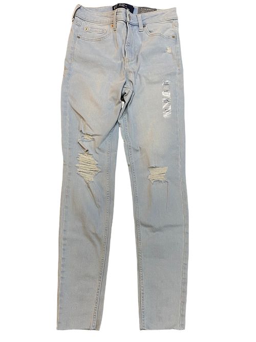 NWT GAP High Rise Universal Legging 4/27R Light Wash Ripped #576902