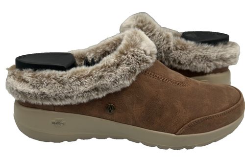 Skechers Women's Go Lounge On The Go Gratify Slip On Shoes Brown Size:6 171A