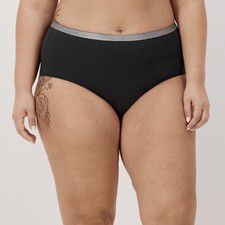 Hanes Just My Size Women's Stretch Cotton Brief Underwear, 5-Pack (Plus )