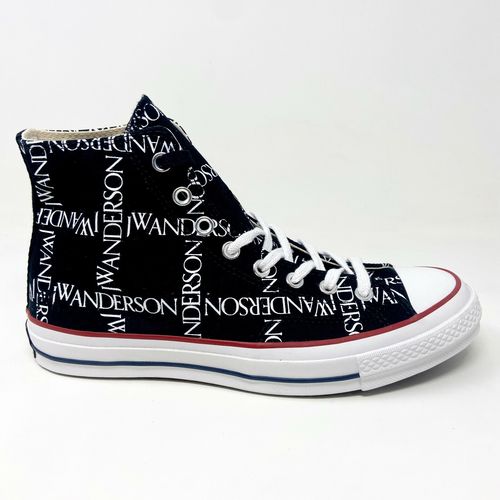 Converse Chuck 70 Hi x JW Anderson Black White Insign Mens Sneakers 160807C