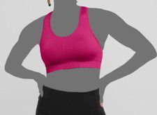 Champion Women's Pink Seamless Racerback Medium Impact Size XXL