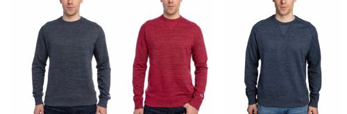 Champion Men's French Terry Crew Neck Sweatshirt