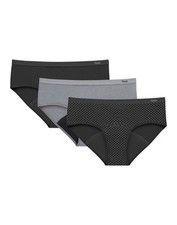 Hanes Comfort, Period. Hipster Underwear, Super Leaks, 3-Pack Women's